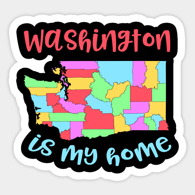 USA state: Washington Sticker by KK-Royal